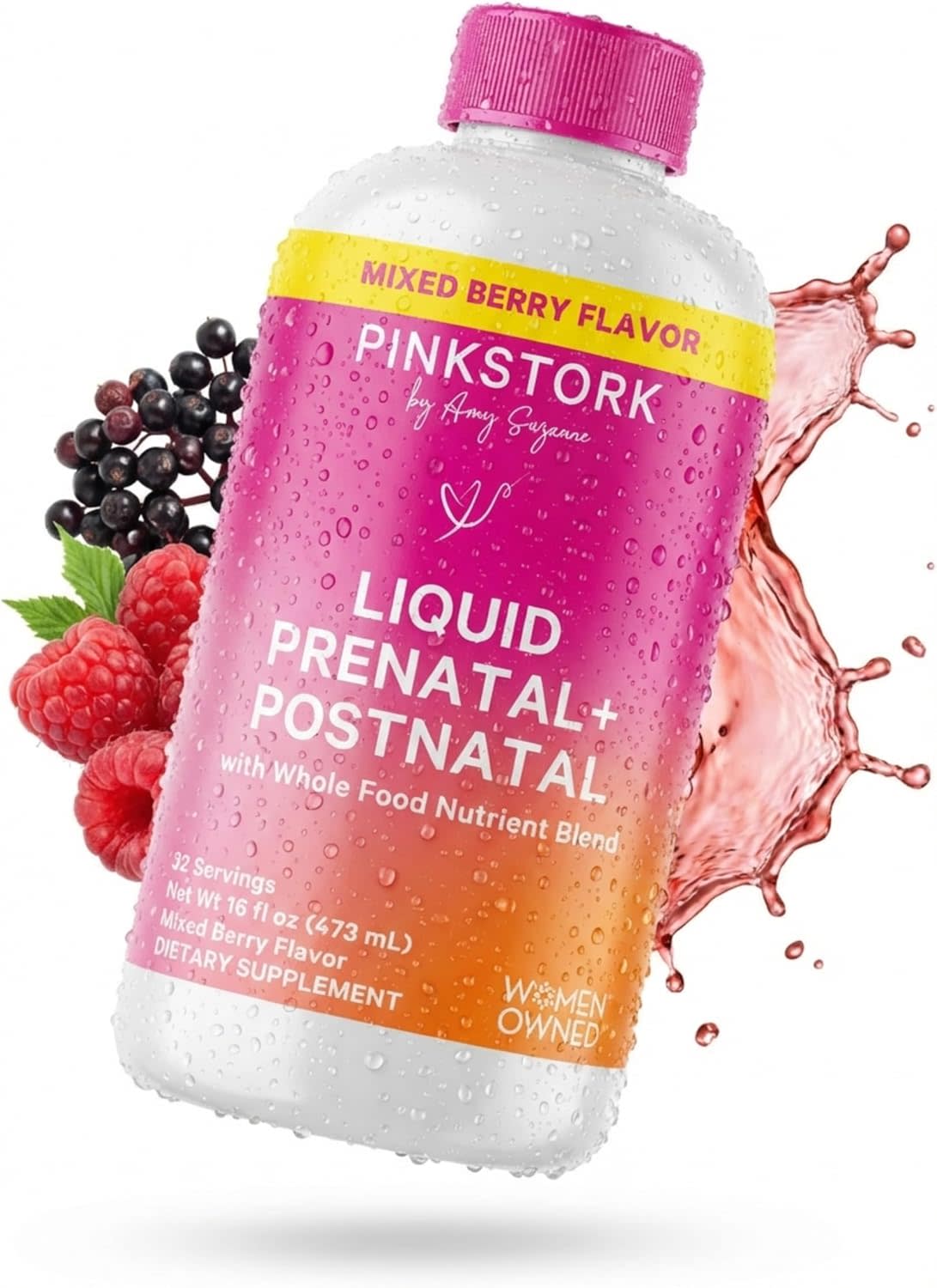 Pink Stork Liquid Prenatal Vitamins for Women