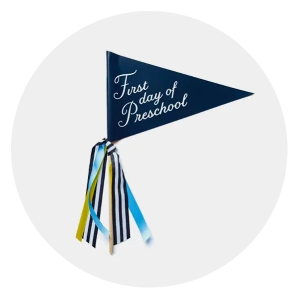 Cheree Berry Paper First Day of Preschool Banner