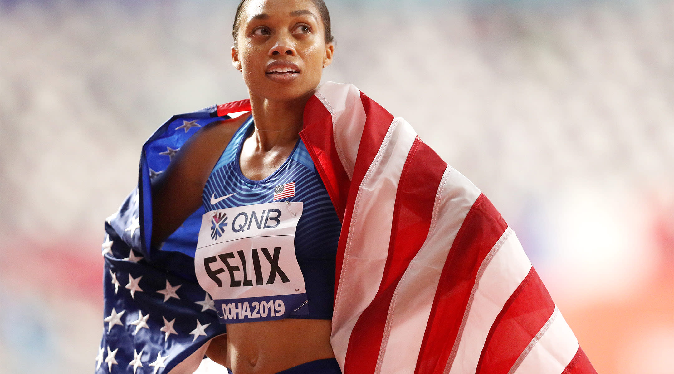Runner Allyson Felix Sets New Medal Record 10 Months After C-Section Runner Allyson Felix Sets New Medal Record 10 Months After C-Section