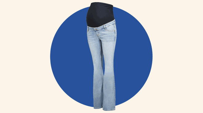 best maternity jeans gif