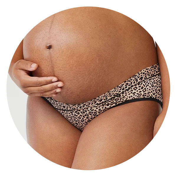 Joyspun Women's Maternity Under the Belly Underwear