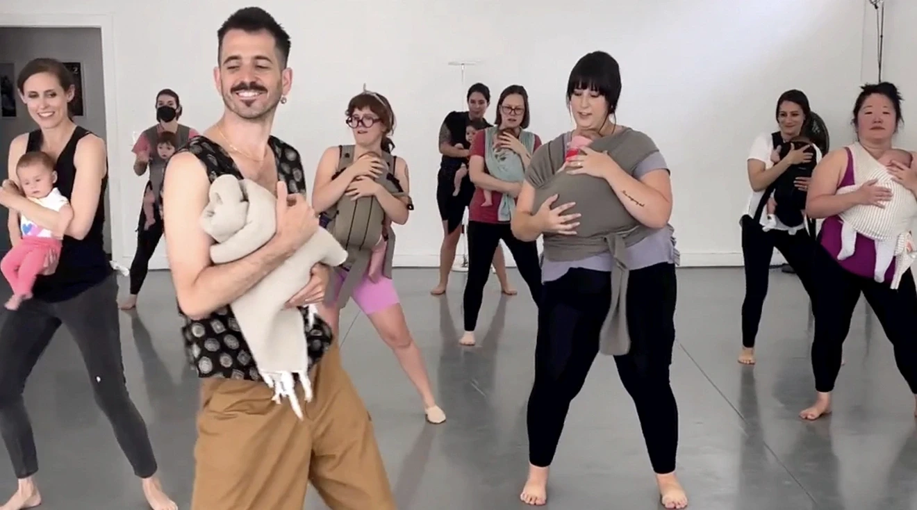 baby dancing class at flux flow dance center