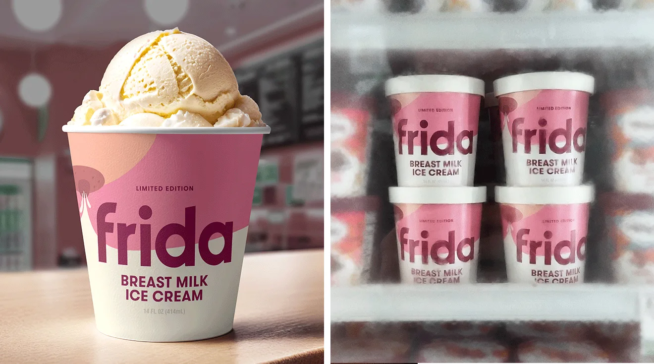 frida breast milk ice cream