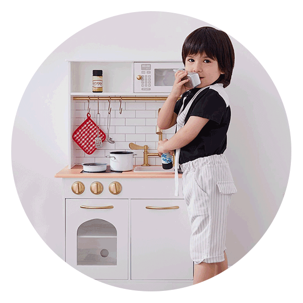 Teamson Kids Little Chef Boston Kids Play Kitchen Set