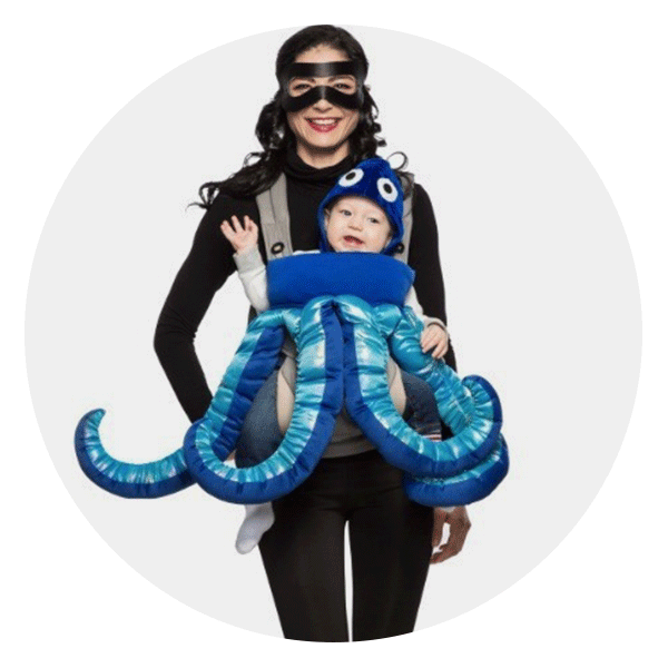 Diver and octopus costume