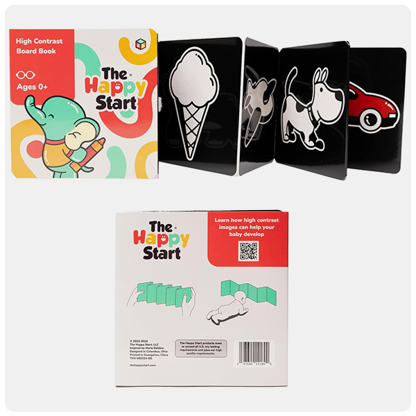 The Happy Start High Contrast Board Book