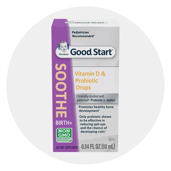 Gerber soothe drops store with vitamin d