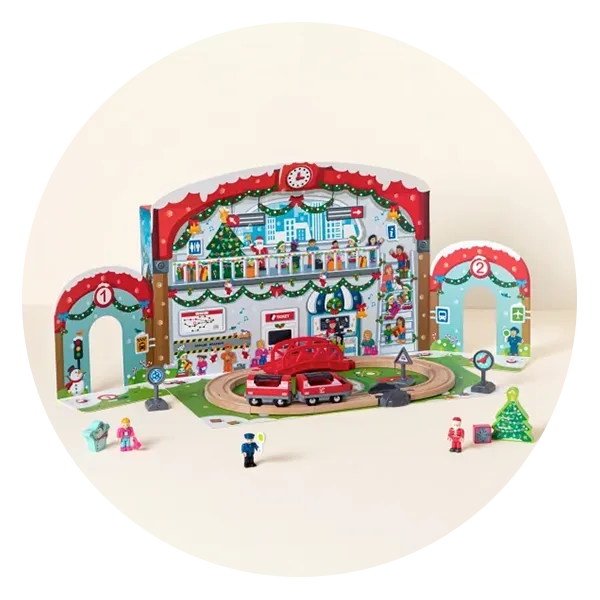 Buildable Train Station Advent Calendar