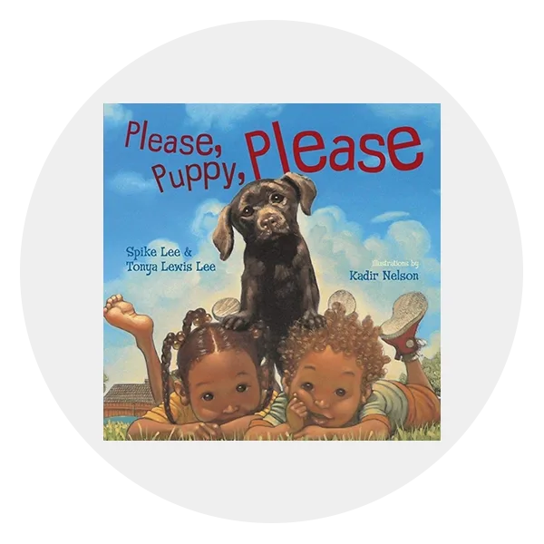 Please, Puppy, Please black children's book