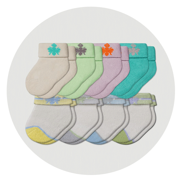 Baby / Toddler 3-pack Color Block Terry Socks