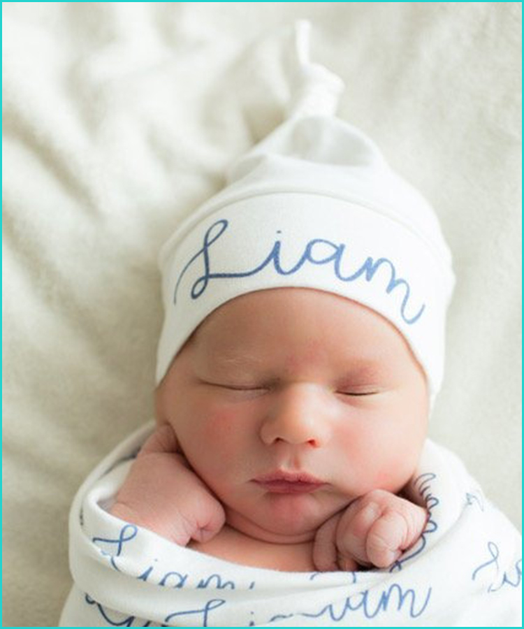 personalized baby clothes and blankets