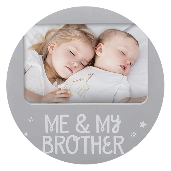 tiny ideas Me and My Brother Picture Frame