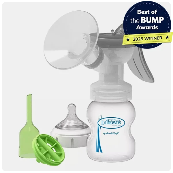 Dr. Brown's Manual Breast Pump with SoftShape Silicone Shield  