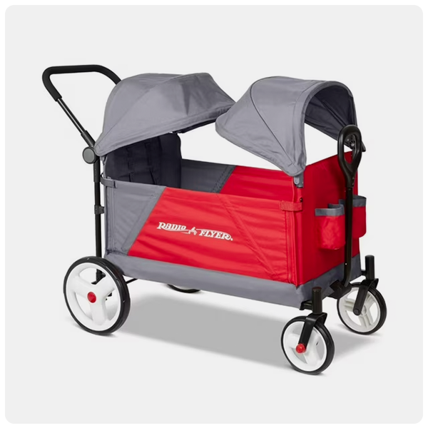 Radio Flyer, Discovery Stroll 'N Wagon with Canopies
