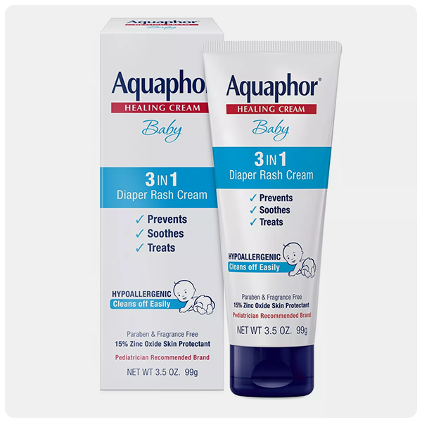 Aquaphor 3-in-1 Diaper Rash Cream