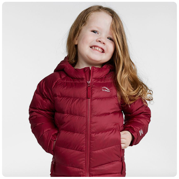 L.L.Bean Infants’ and Toddlers’ Ultralight 650 Down Jacket
