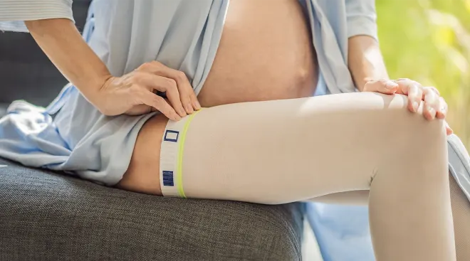 IKemiter Pregnant Women Tights Maternity Stockings Pantyhose Compression  Leggings 