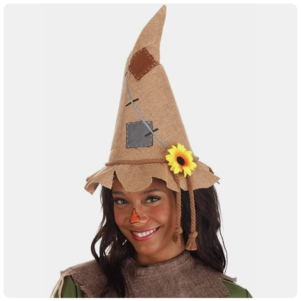 GAP Maternity Denim Overalls, PinkBlush Navy Plaid Fringe Hem Maternity Shirt and Scarecrow Hat for Adults