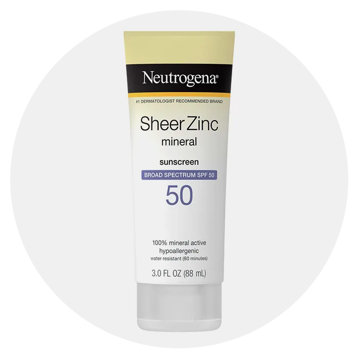 Neutrogena Sheer Zinc Dry-Touch Pregnancy Safe Sunscreen Broad Spectrum SPF 50