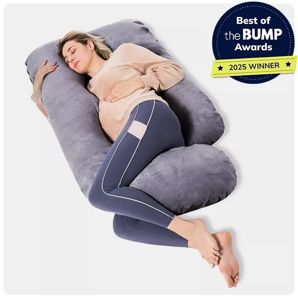 Momcozy Huggable U-Shaped Maternity Body Pillow