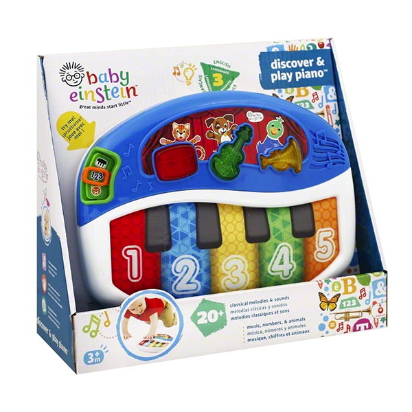 Baby Einstein Discover & Play Piano Musical Baby Toy for 5 month old