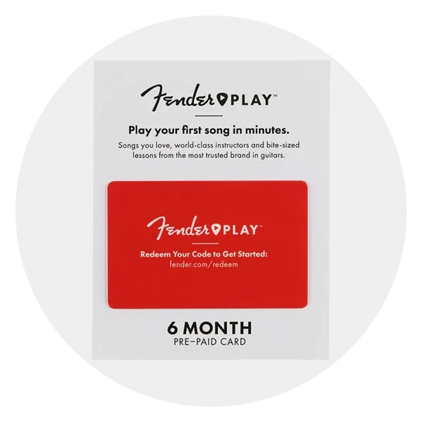 Fender Play Prepaid Card