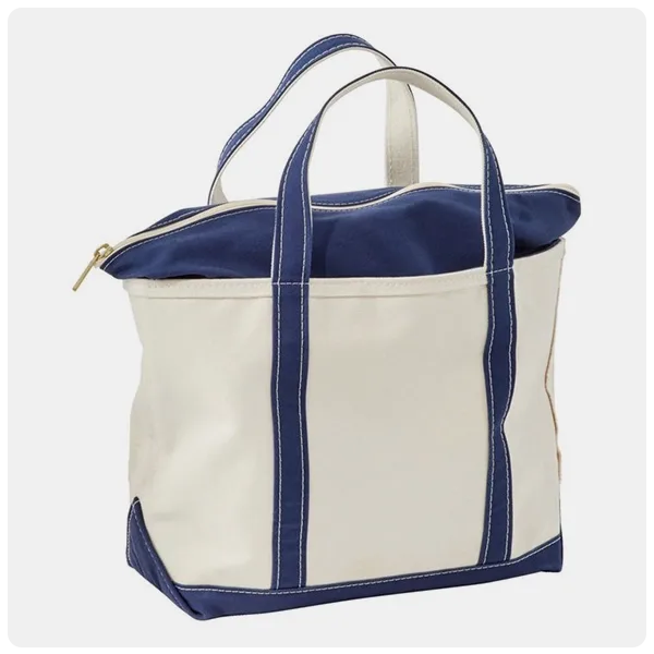 L.L.Bean Boat and Tote, Zip-Top