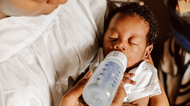 Teething baby shops wont take bottle