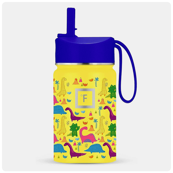 IRON °FLASK Kids Water Bottle With Straw Lid