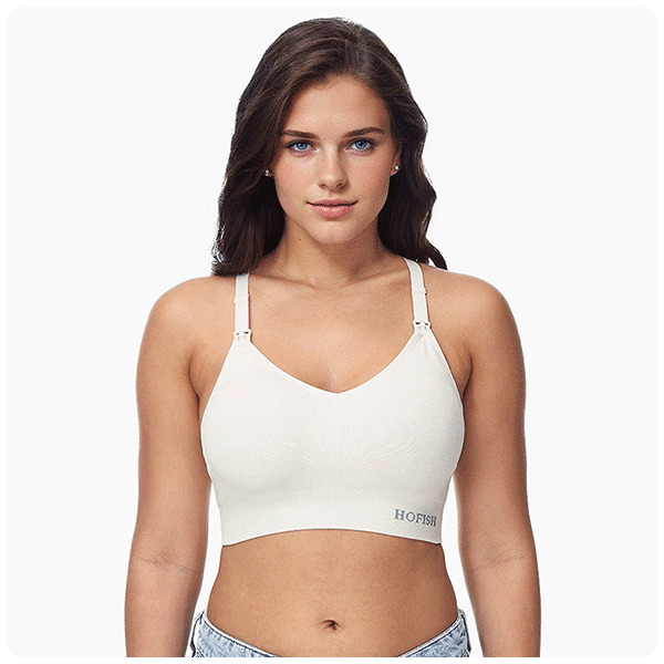 HOFISH Seamless Support Nursing Bra