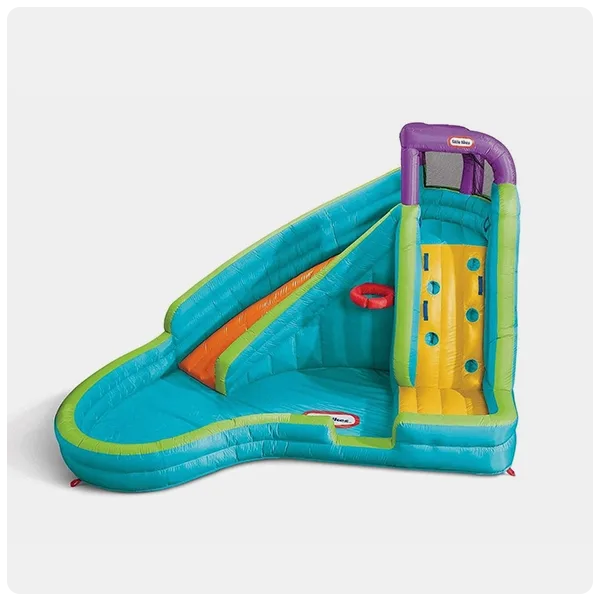 Little Tikes Slam 'n Curve Inflatable Water Slide with Blower