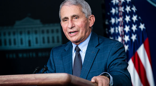 Dr. Fauci, chief medical advisor to the president. 