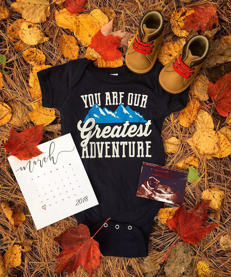 18 creative fall pregnancy announcement ideas fall pregnancy announcement cards