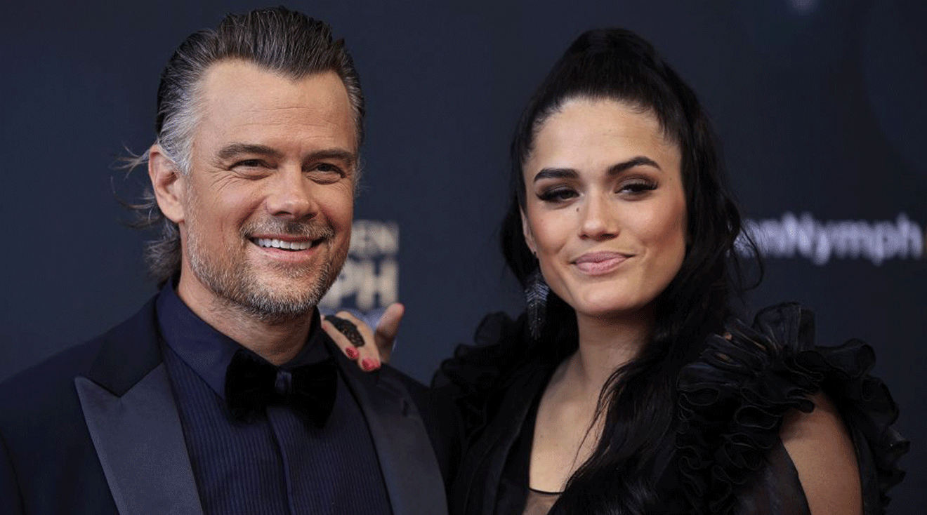 US actor Josh Duhamel (L) and his wife US model Audra Mari pose during a photocall for the Golden Nymph Awards ceremony of the 62nd Monte-Carlo Television Festival in the principalty of Monaco on June 20, 2023