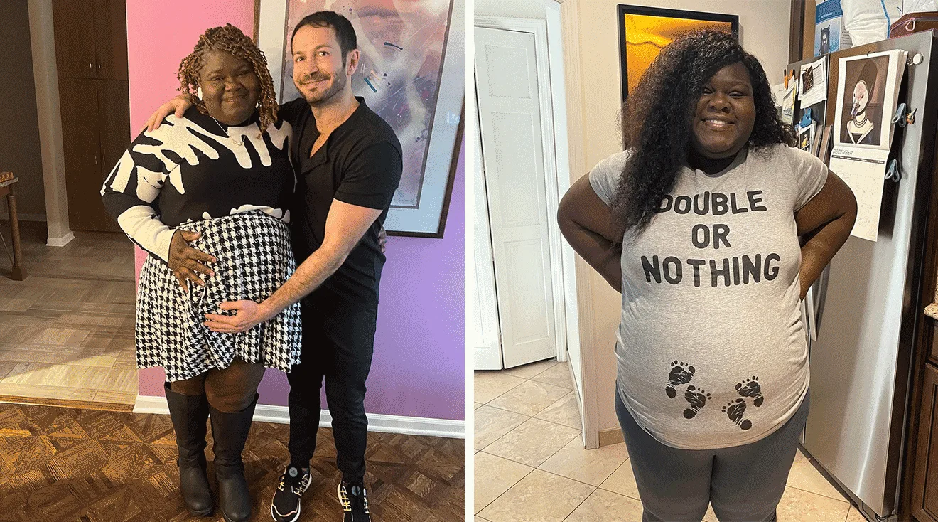 gabourey sidibe and brandon frankel welcome twins