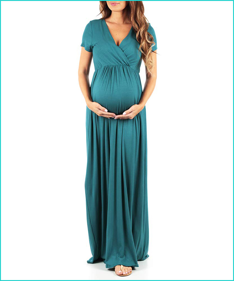 maxi dress maternity photoshoot