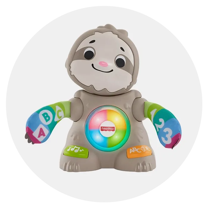 Fisher-Price Linkimals Smooth Moves Sloth Gift for 1 Year Old