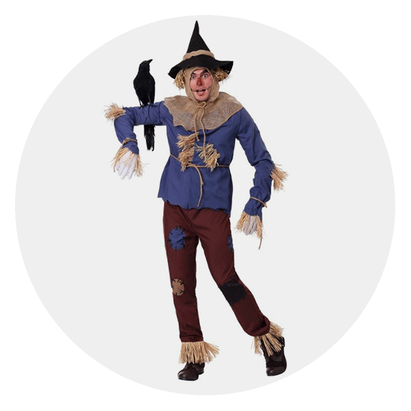 Patchwork Scarecrow Adult Costume