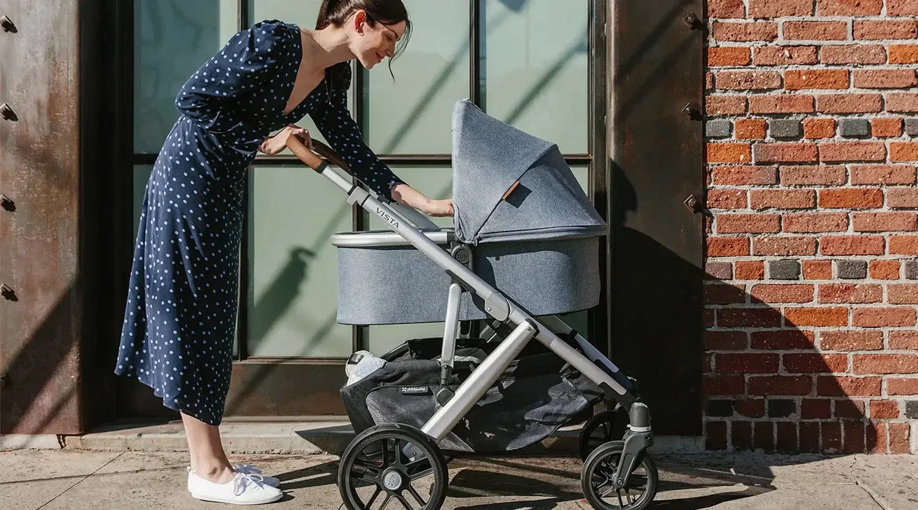 uppababy vista v2 stroller with bassinet