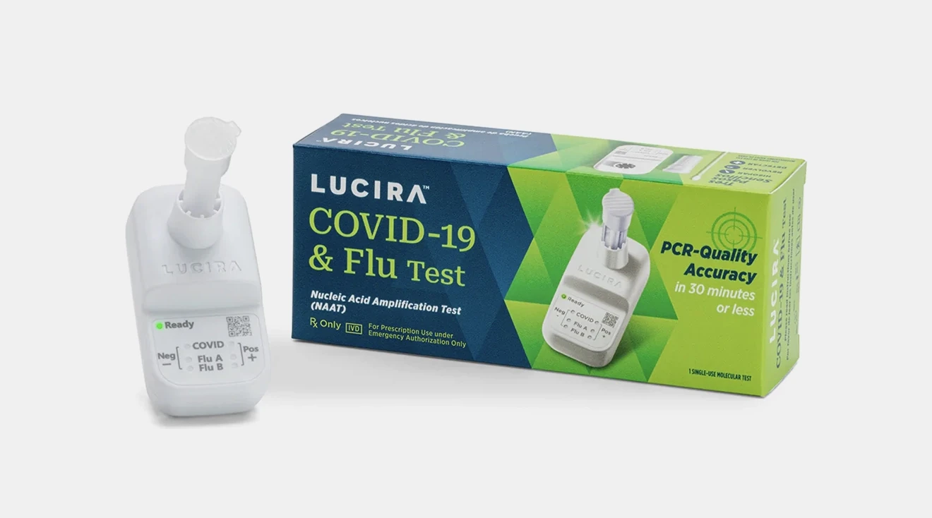 new at home covid and flu test by Lucira Health
