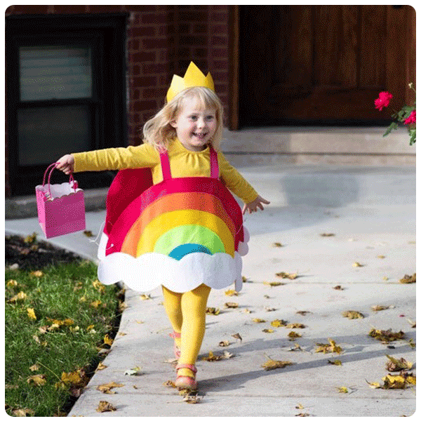 Rainbow Toddler Halloween Costume