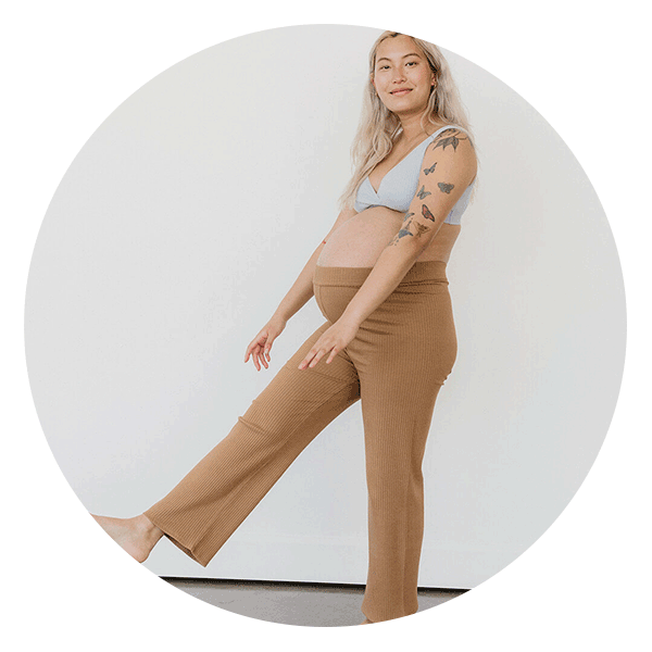 Wide Leg Wrap Maternity Pants – Ingrid+Isabel