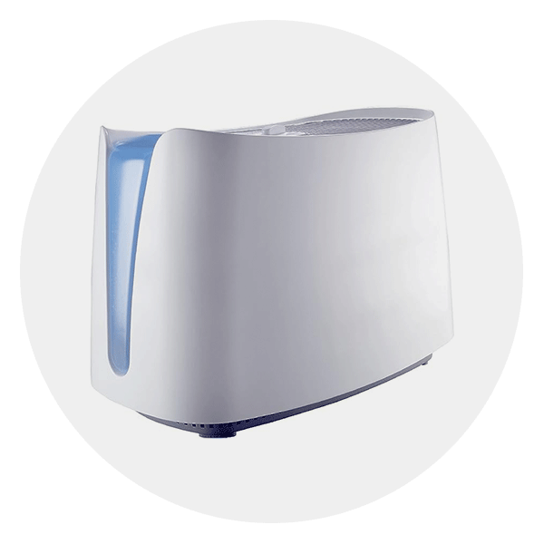Geniani Mini Cool Mist Humidifiers for Bedroom - Small Car Humidifier,  250ml (White)
