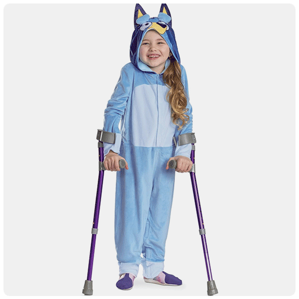 Disguise Bluey Costume for Kids, Official Adaptive Bluey Costume With Accessibility Features