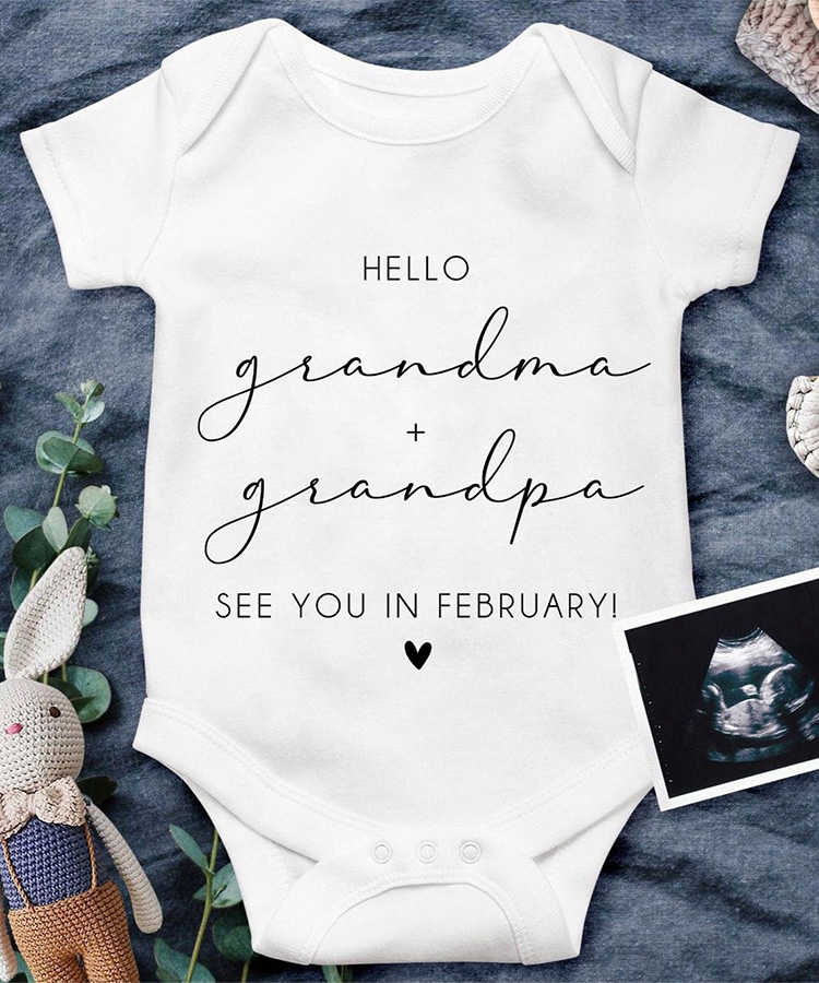 Grandparent sales birth announcement