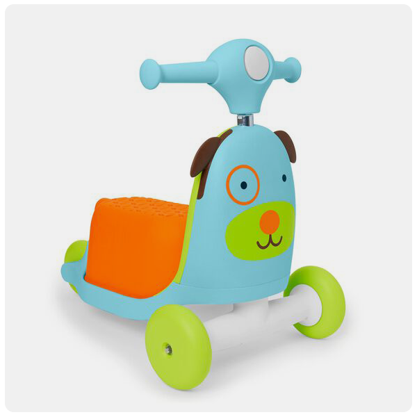 Skip Hop Zoo 3-In-1 Ride-On Toy 