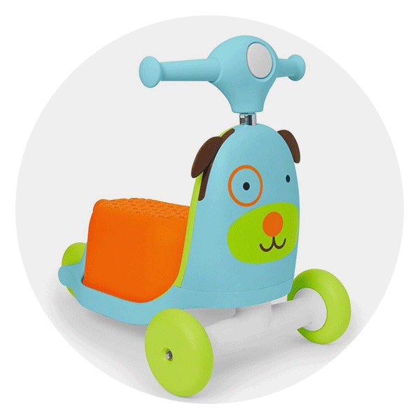 Skip Hop Zoo 3-in-1 Ride On Toy