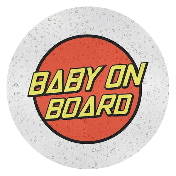 Super Graphics London Baby on Board Decal