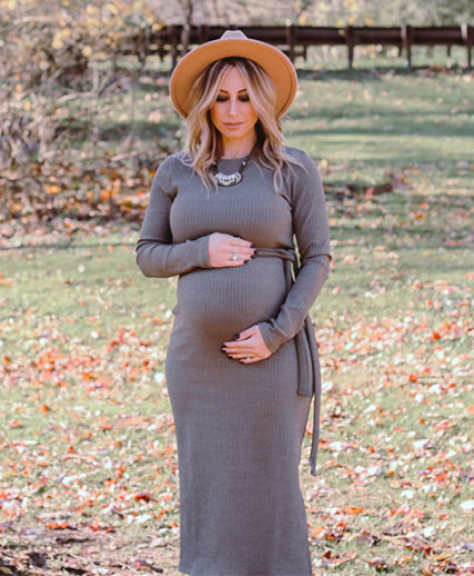2024 Autumn Postpartum Woman Breastfeeding Clothes Set Long Sleeve