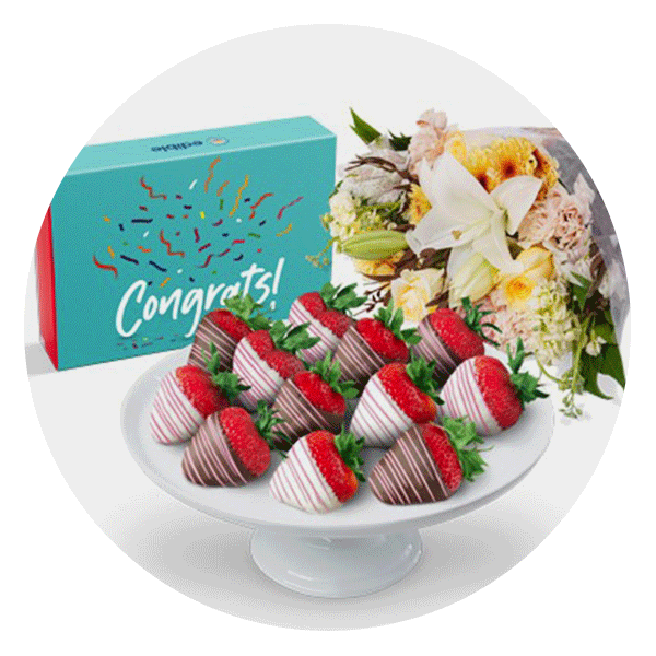 Edible New Baby Flower Gift Bundle